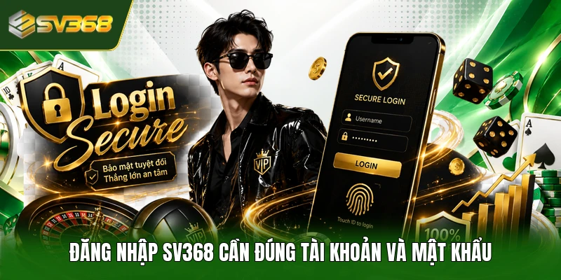 Đăng nhập SV368 cần đúng tài khoản và mật khẩu
