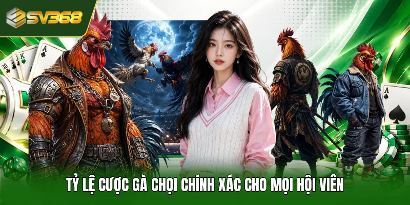 Tỷ lệ cược gà chọi chính xác cho mọi hội viên